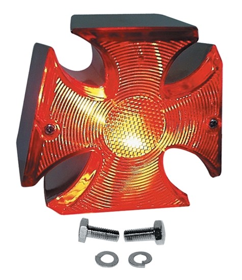 Lanterna Modelo Cruz De Malta 12v Cromado 11212 Harley Cust Iluminacao Categorias