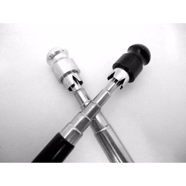Antena Corta Pipa 6 Estagios Preta Harley Guidao 1 Pol M11a - Comando  Manete Guidao Manopla - Categorias