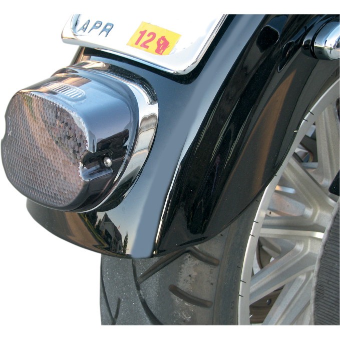 Lanterna Traseira Moto Custom Led Dupla Fume Pisca Integrado Luz De Placa Suporte Eliminador Rabeta Nas Americanas