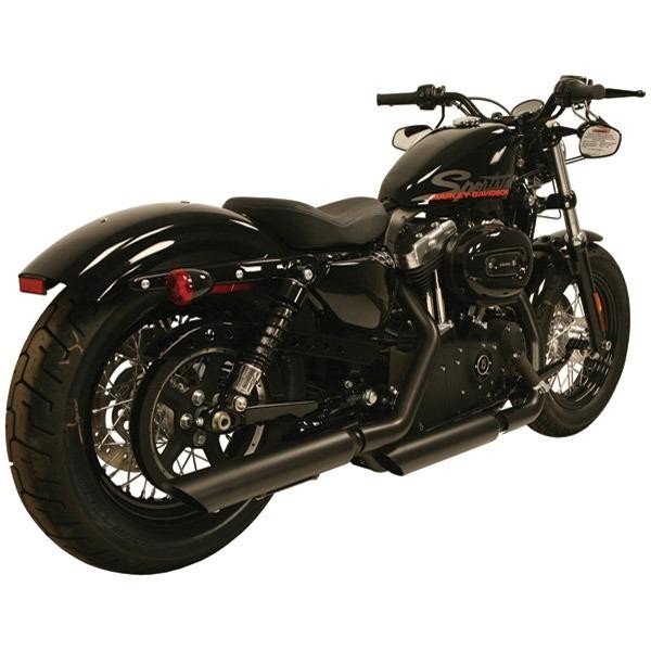 Escapamento Ponteira Preta Fosca Harley Davidson Sportster